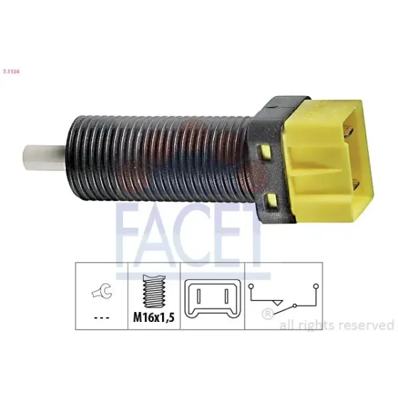 Facet Debriyaj Pedal Müşürü – 7.1134 / OEM 7700844331 ürün görseli