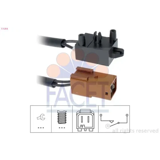Facet Debriyaj Pedal Müşürü – 7.1214 / OEM 2127C7 ürün görseli