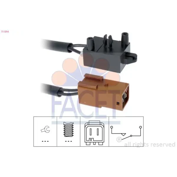 Facet Debriyaj Pedal Müşürü – 7.1214 / OEM 2127C7