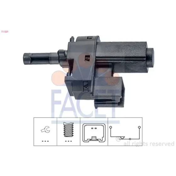 Facet Debriyaj Pedal Müşürü – 7.1221 ürün görseli