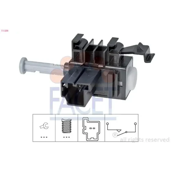 Facet Debriyaj Pedal Müşürü – 7.1236 ürün görseli