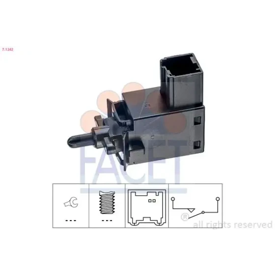 Facet Debriyaj Pedal Müşürü – 7.1242 / OEM 96628564 ürün görseli