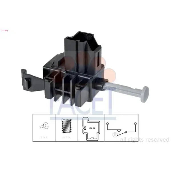 Facet Debriyaj Pedal Müşürü – 7.1271