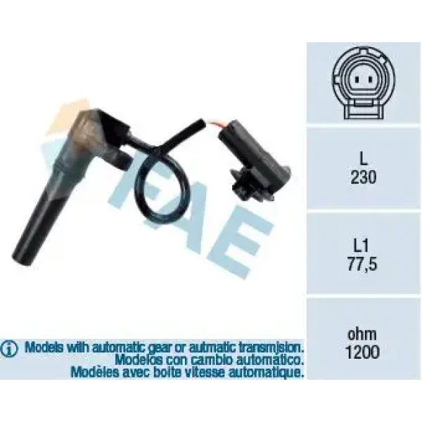 FAE Devir Sensörü – 79281 / OEM 7700103119