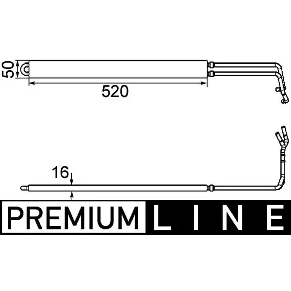 Mahle Direksiyon Yağ Soğutucu – CLC103000P / OEM 13286331