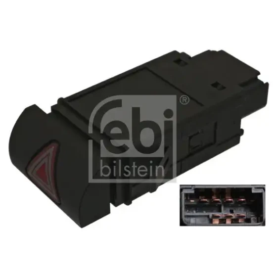 FEBI Dörtlü Flaşör Düğmesi – 100405 / OEM 6K095323581H ürün görseli