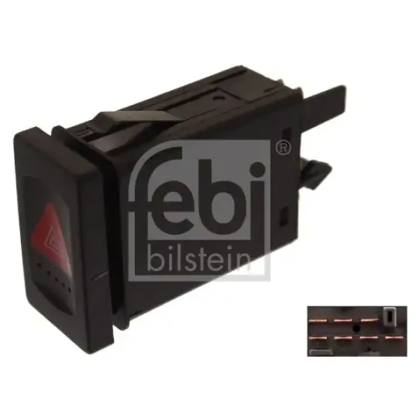 FEBI Dörtlü Flaşör Düğmesi – 44701