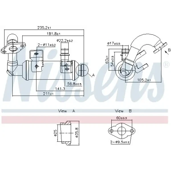 Nissens EGR Soğutucusu – 989405