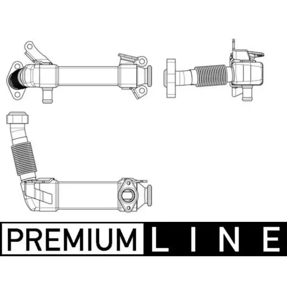 Mahle EGR Soğutucusu – CE17000P / OEM 11717790065 ürün görseli