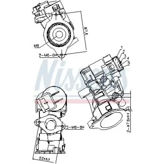 Nissens EGR Valfi – 98181 ürün görseli