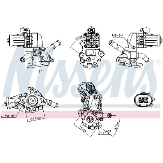 Nissens EGR Valfi – 98238 ürün görseli
