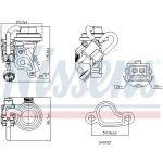 Nissens EGR Valfi – 98344 / OEM A1121400460