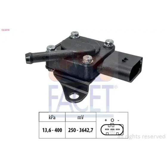 Facet Egzoz Basınç Sensörü – 10.3319 / OEM 137437 ürün görseli