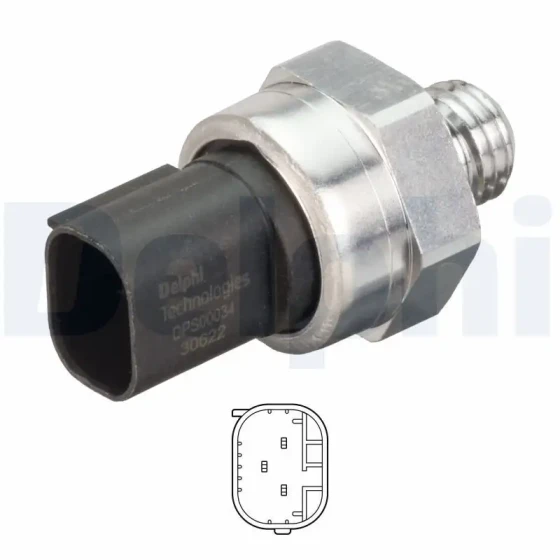 Delphi Egzoz Basınç Sensörü – DPS00034-12B1 / OEM A0091535228 ürün görseli