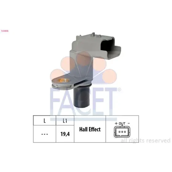 Facet Eksantrik Sensörü – 9.0468 / OEM 9644549280 ürün görseli