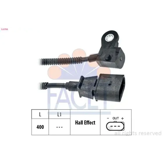 Facet Eksantrik Sensörü – 9.0794 / OEM 03L957147B ürün görseli