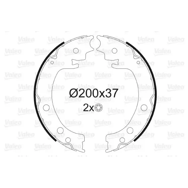 Valeo El Fren Balatası – 564143 / OEM 5460077K00