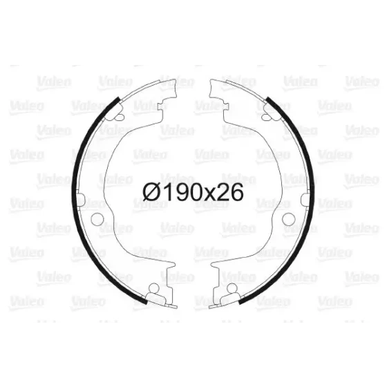 Valeo El Fren Balatası – 564163 / OEM 96626083 ürün görseli