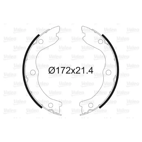 Valeo El Fren Balatası – 564177 / OEM D40608H725
