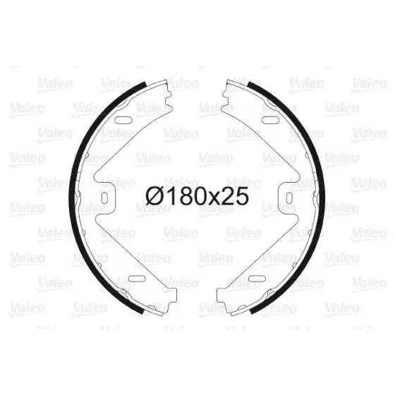 Valeo El Fren Balatası – 564182 / OEM A0054203620 ürün görseli