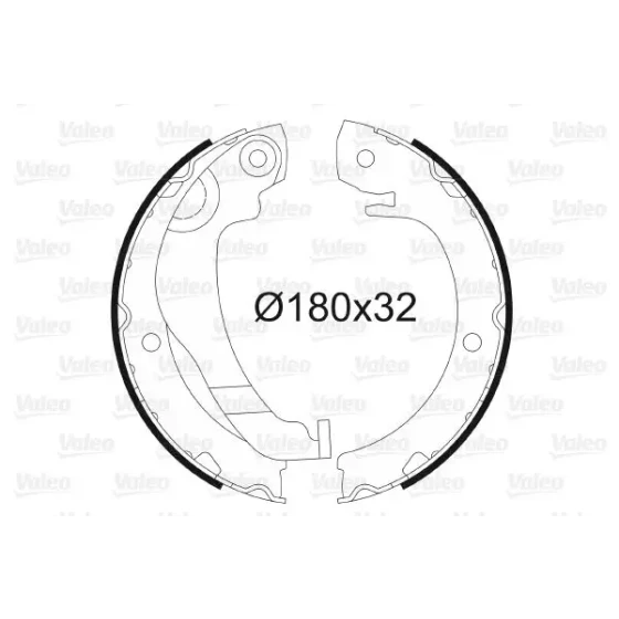Valeo El Fren Balatası – 564183 / OEM 44950F010 ürün görseli