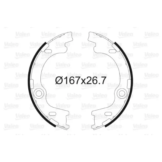 Valeo El Fren Balatası – 564186 / OEM 583501HA00 ürün görseli