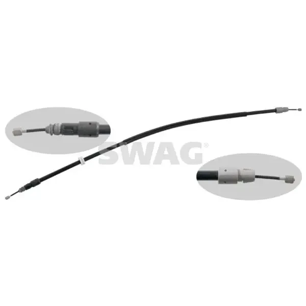 SWAG El Fren Halatı (Arka) – 10934908 / OEM A1644202385