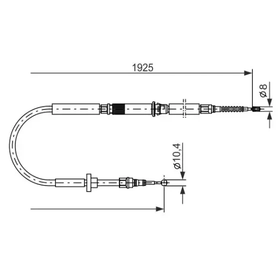 Bosch El Fren Halatı (Arka) – 1987477959 ürün görseli