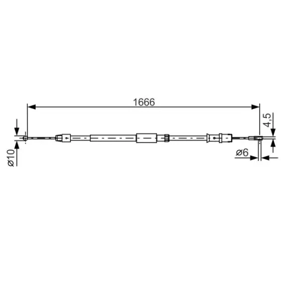 Bosch El Fren Halatı (Arka) – 1987482032 ürün görseli