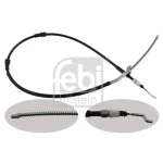 FEBI El Fren Halatı (Arka) – 36712 / OEM 2H0609721C