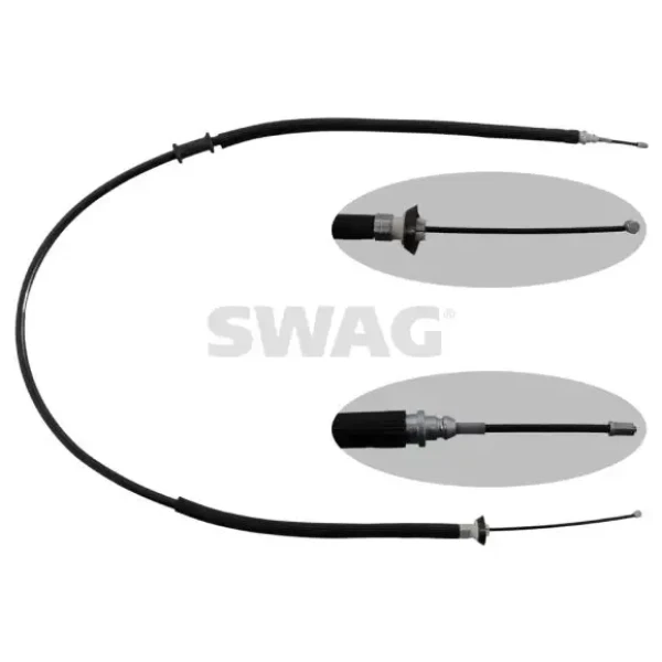 SWAG El Fren Halatı (Arka) – 70949619 / OEM 46752977