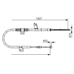 Bosch El Fren Halatı (arka Sağ) – 1987482274 / OEM 4820A104