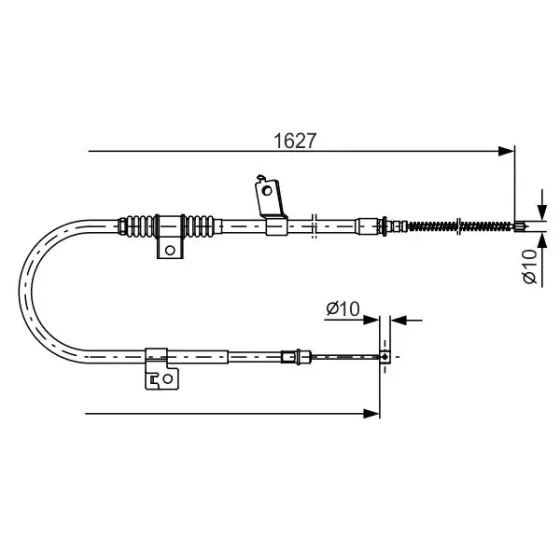 Bosch El Fren Halatı (arka Sağ) – 1987482274 / OEM 4820A104 ürün görseli