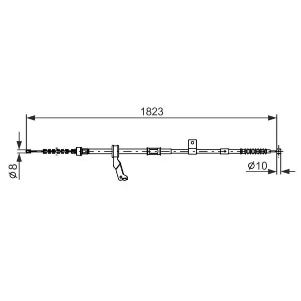 Bosch El Fren Halatı (arka Sağ) – 1987482297 / OEM 4642020570