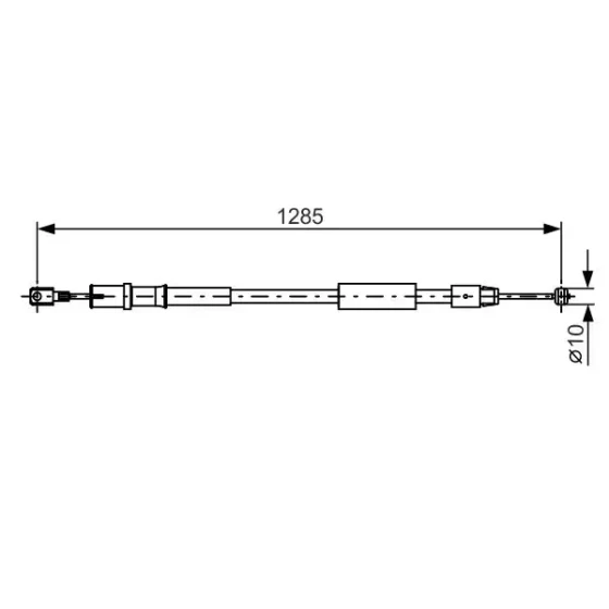 Bosch El Fren Halatı (arka Sol) – 1987482026 / OEM A6394270438 ürün görseli