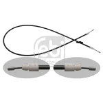 FEBI El Fren Halatı (Ön) – 34906 / OEM A2044201485