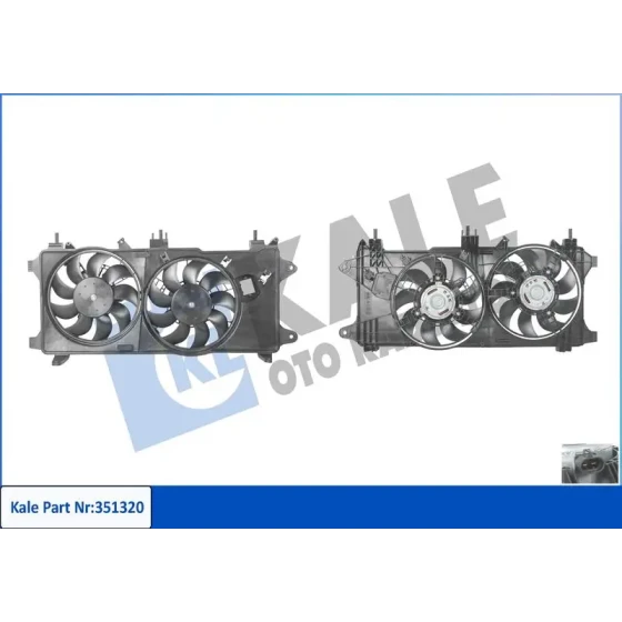 KALE Fan Motoru – 351320 / OEM 51755591 ürün görseli
