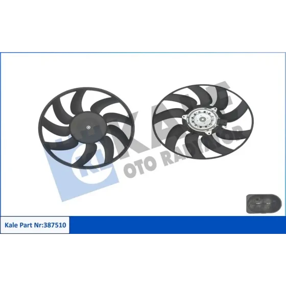 KALE Fan Motoru – 387510 / OEM 8K0959455L ürün görseli