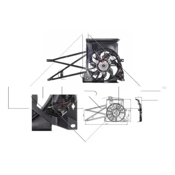 NRF Fan Motoru – 47013 ürün görseli