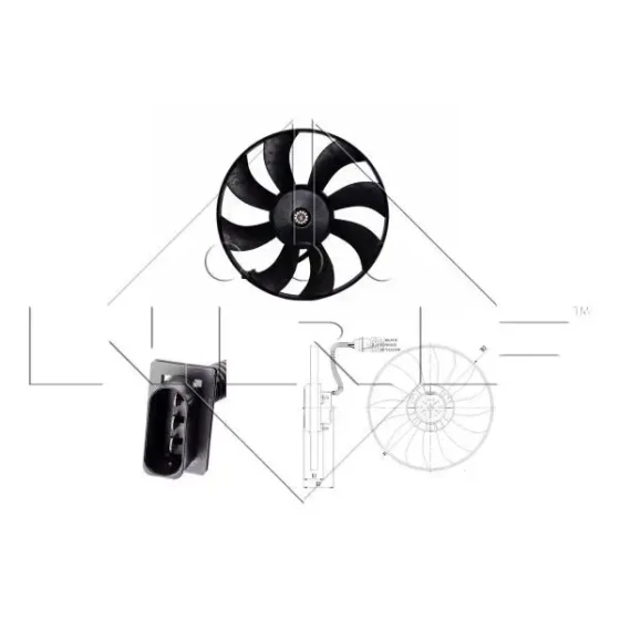 NRF Fan Motoru – 47410 / OEM 6Q0959455N ürün görseli
