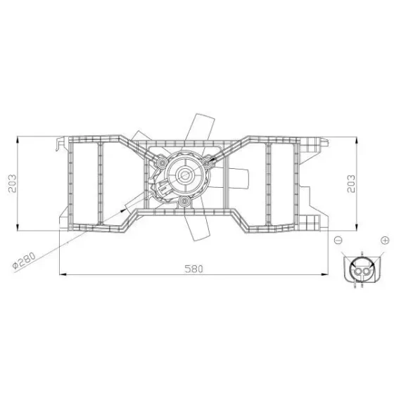 NRF Fan Motoru – 47944 ürün görseli