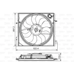 Valeo Fan Motoru – 698582 / OEM 214814EB0A