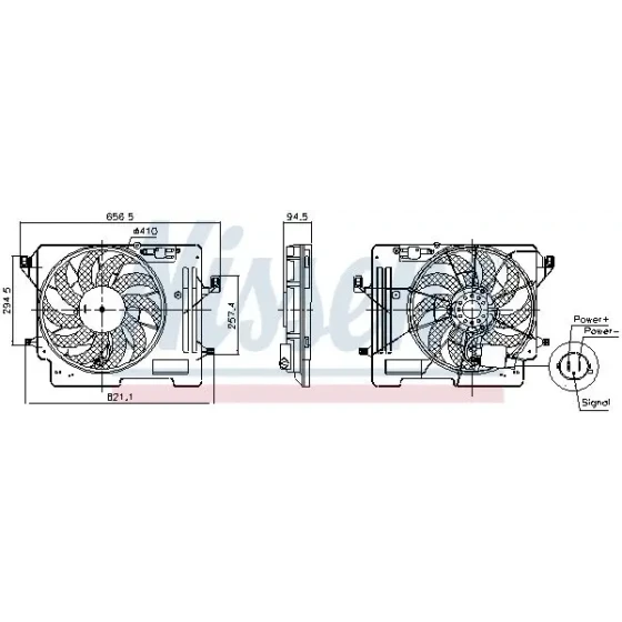 Nissens Fan Motoru – 850080 ürün görseli