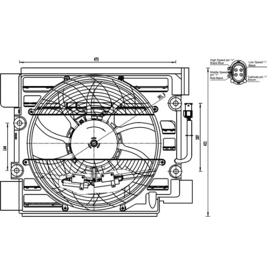 Mahle Fan Motoru – ACF23000S / OEM 64548371362 ürün görseli