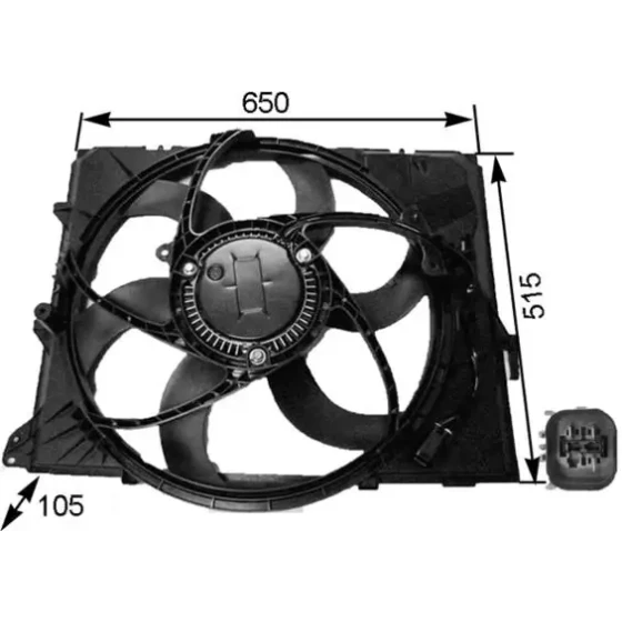 Mahle Fan Motoru – CFF264000S ürün görseli