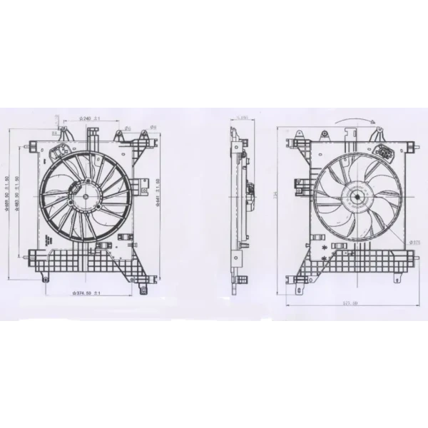 ORIS Fan Motoru – FDC365000 / OEM 214814567R