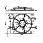 ORIS Fan Motoru – FDC385000 / OEM 214811626R