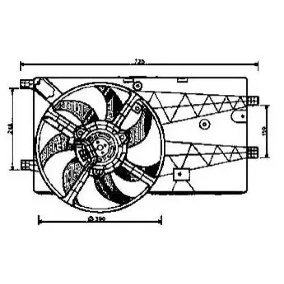 ORIS Fan Motoru – FFI033000 / OEM 1253Q9 ürün görseli