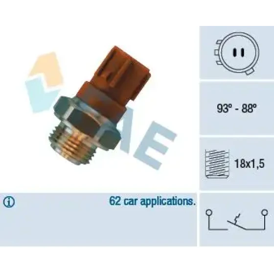 FAE Fan Müşürü – 36440 / OEM 37760P00004 ürün görseli