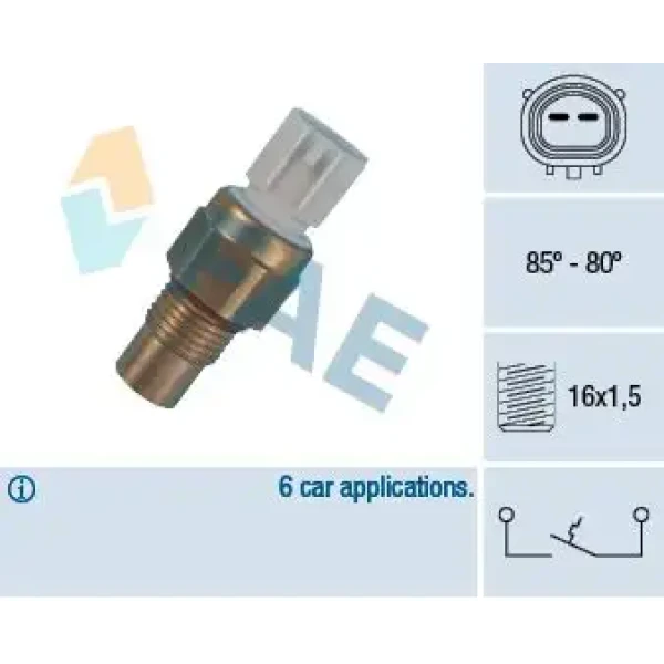 FAE Fan Müşürü – 36485 / OEM 2536037100